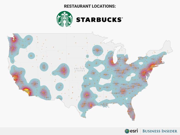 餐飲股有哪些可以投資：星巴克和麥當勞一樣，在美國本土有許多營業據點